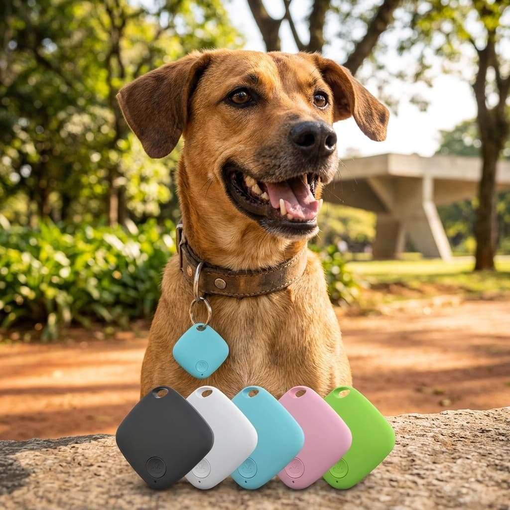 Rastreador AirTag Smart Tag Localizador GPS Para Cães Gatos Pet Sem Limite Distância MFi Buscar iPhone Sem Mensalidade