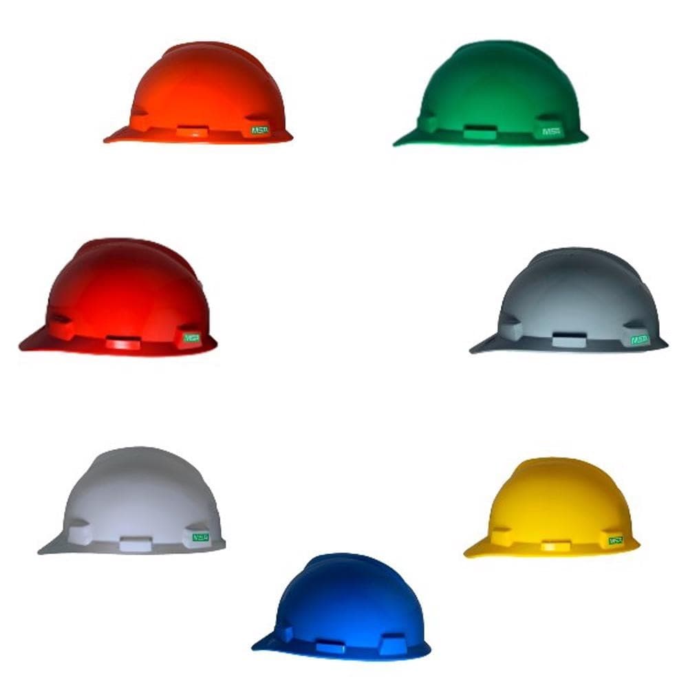 Capacete de Segurança MSA Frontal V-Gard CA498 Indústria e Contrução