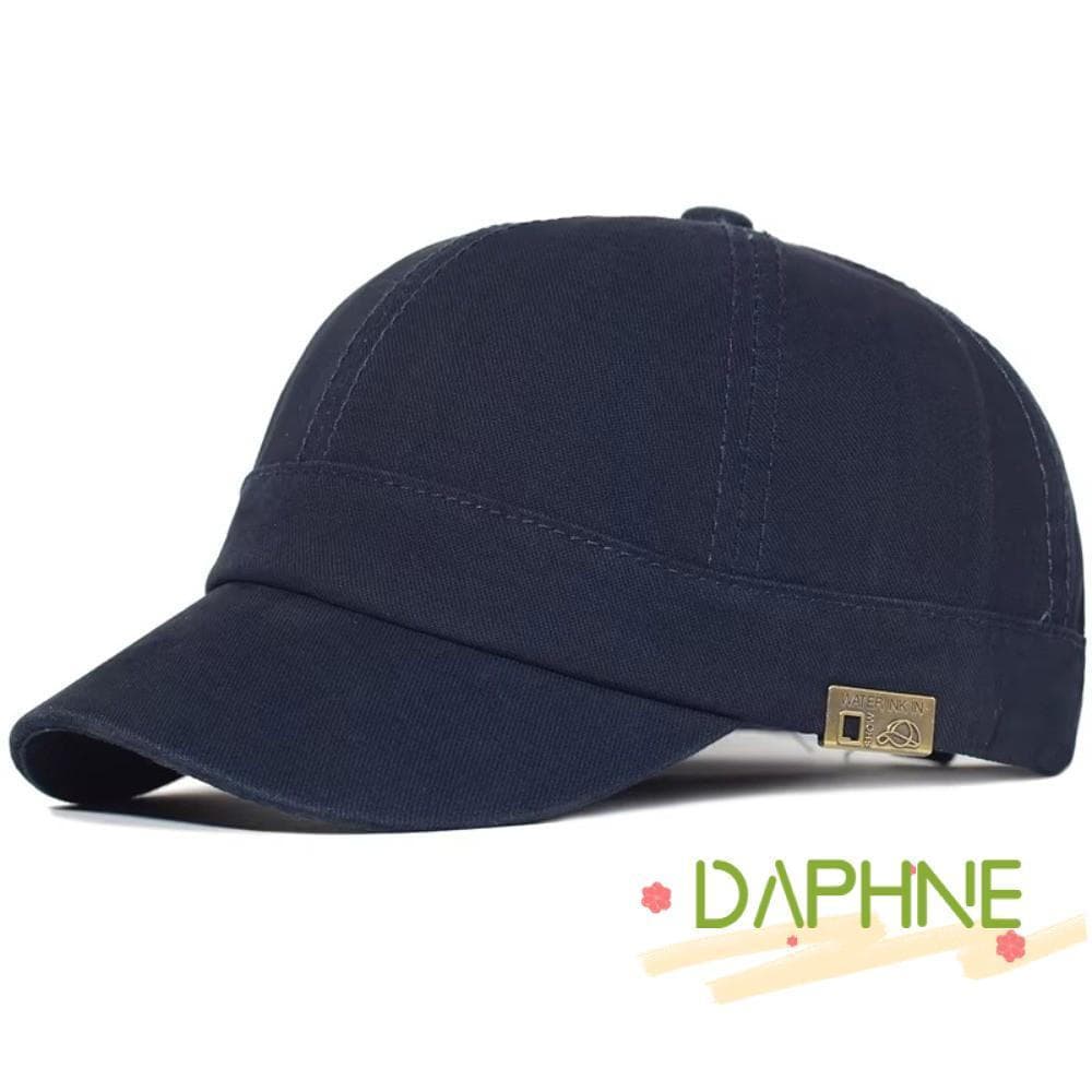 Chapéu De Pai DAPHNE , Boné De Beisebol De Aba Curta Macio Ajustável Baixo Perfil Respirável De Algodão Com Viseira