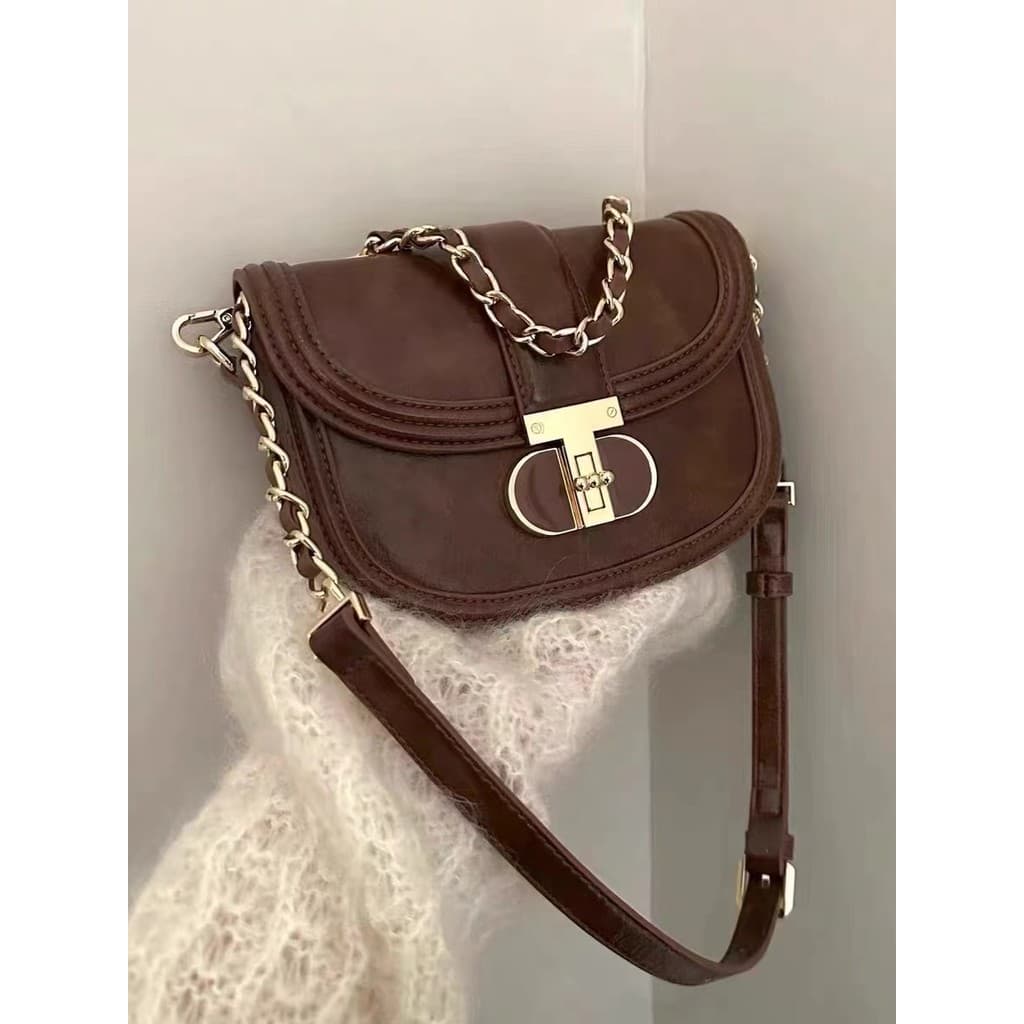 Saco de sela saco do mensageiro 2026 novo estilo moda luz luxo All-Match Commuter saco feminino corrente ombro saco do m