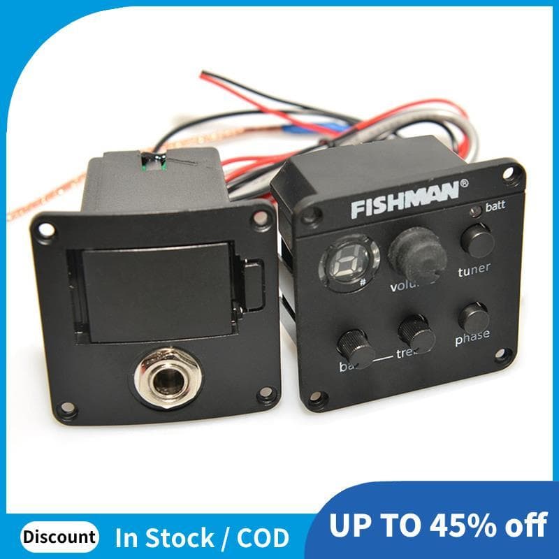 Guitarra Para Captador De Acústica Com Sistema De Pré-Amplificador ISYS + EQ De Som Ajustável Acessórios