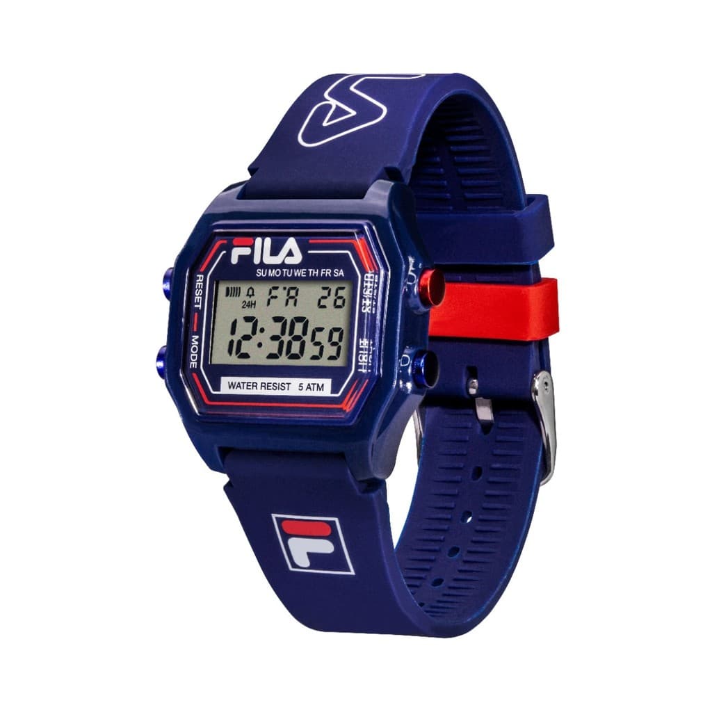 Relógio Fila Original Unissex Digital Pulseira Silicone 38-349-003