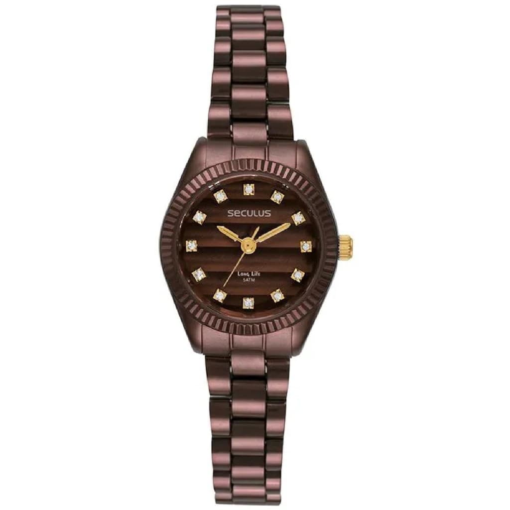 Relógio Seculus 77362LPSVMA3 Feminino 24 mm Aço Inox