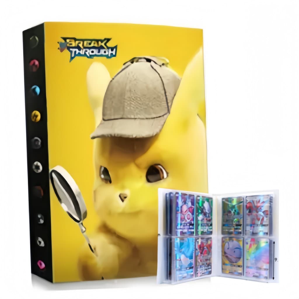 Álbum Pokémon TCG Pikachu Gengar Charizard - Porta Cartas para 240 Cartas - Design Exclusivo