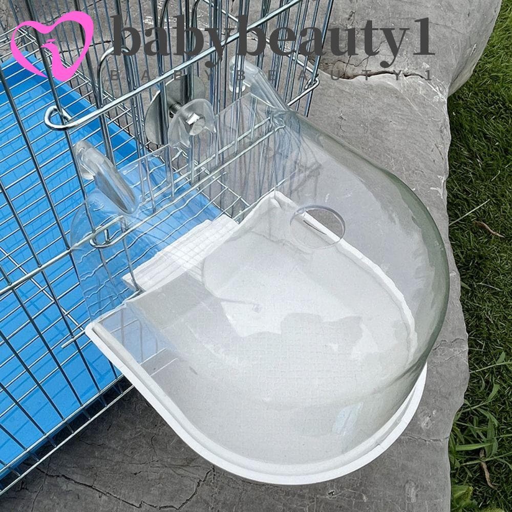 BABYBEAUTY1 Caixa De Chuveiro Para Pássaros , Banheira Colorida Antiderrapante Papagaio , Banho Com Montagem Na Parede D