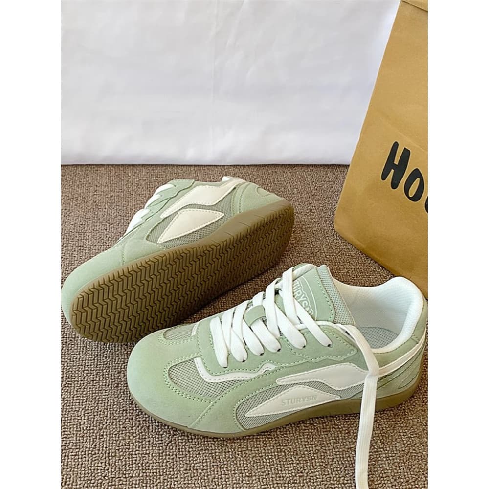 [35-44 tamanho] tênis de corrida/hortelã verde alemão sapatos de treinamento masculino feminino mesmo estilo malha respi