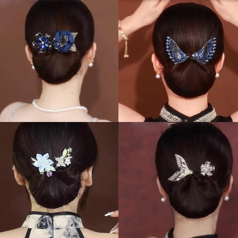 Estilo Coreano Feminino Twister De Cabelo Cristal Modelador Requintado Temperamento Curling Clipe Elegante Grampos KM2L