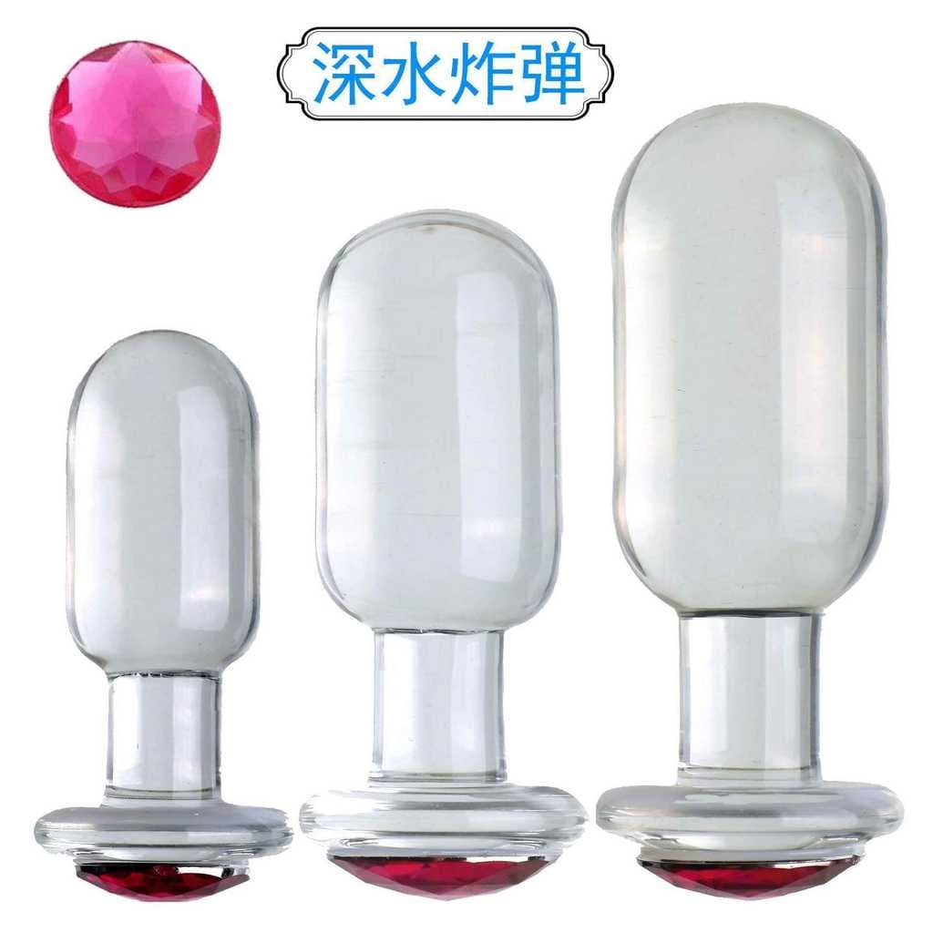 Pequeno transparente diamante-cravejado colunar cuidados de saúde brinquedo inserção de descompressão de vidro alternati