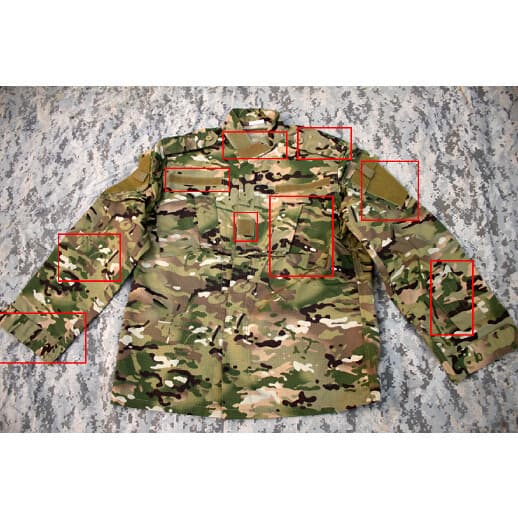 Rhinoceros Armor MC Multi-Terreno Terno Militar Ventilador Jaqueta CP Terno Masculino Terno Grade Tecido Top + Calça