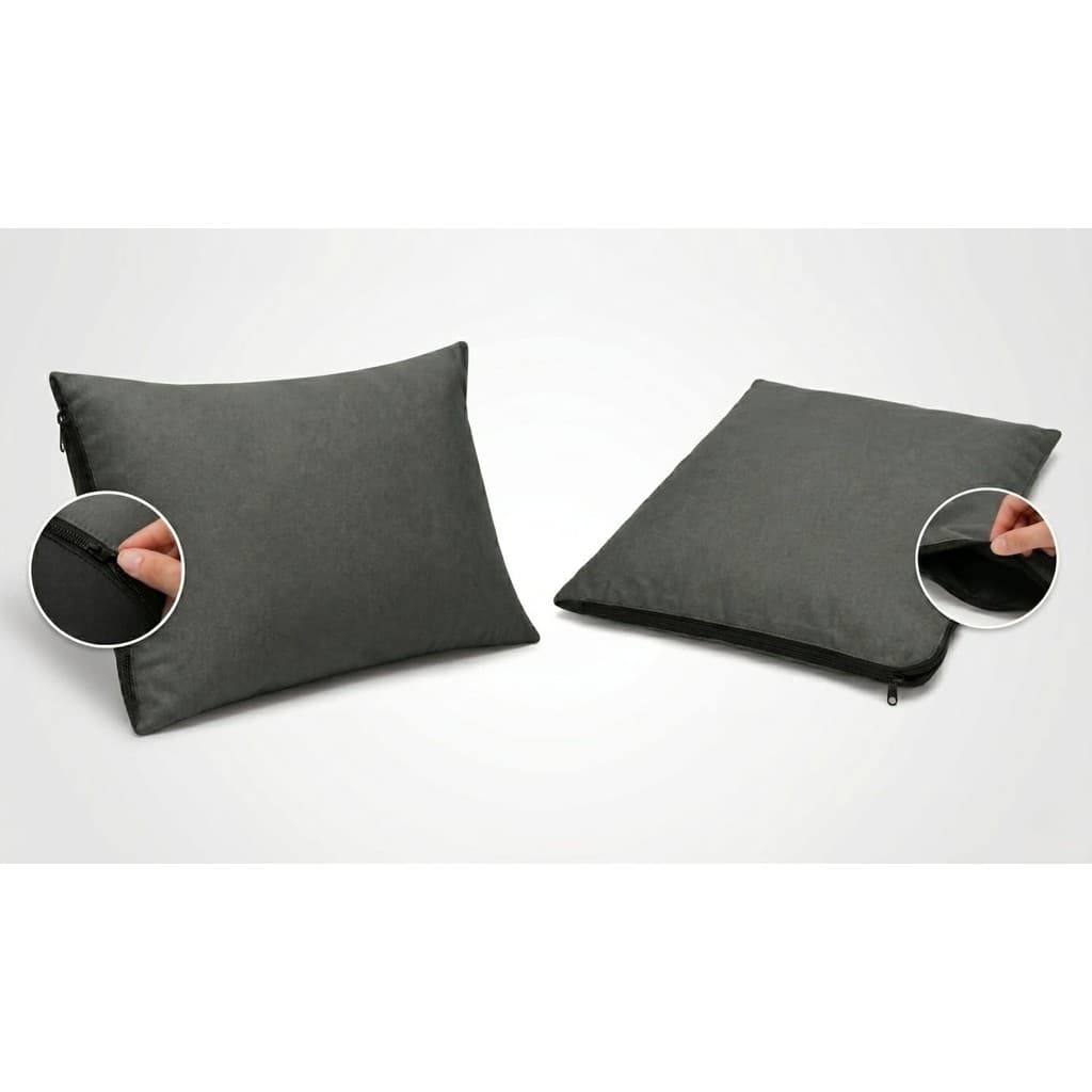 Kit Travesseiro 40x30 + Capa 40x30 Macio Com Zíper Oxford Estética Almofada Cama