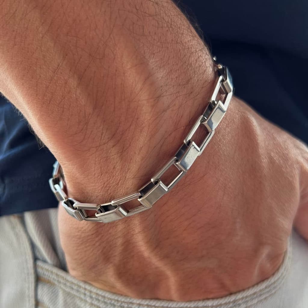 Pulseira Masculina Verre em Aço Inox
