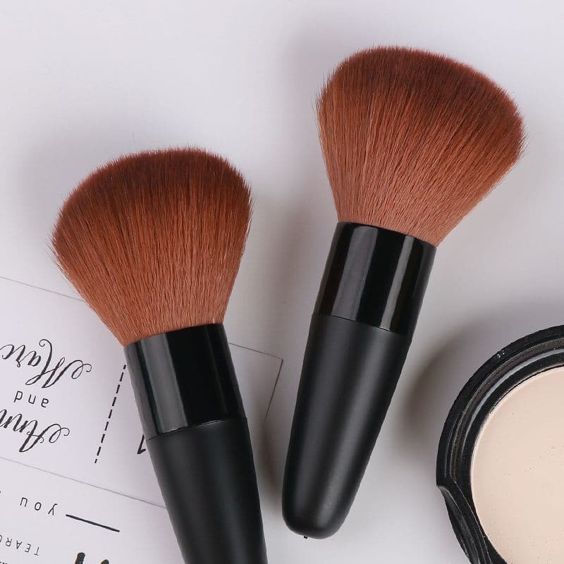 Pincel de maquiagem portátil, pincel de pó solto, contorno único, Blush, pó, ferramenta de maquiagem, pincel de maquiage