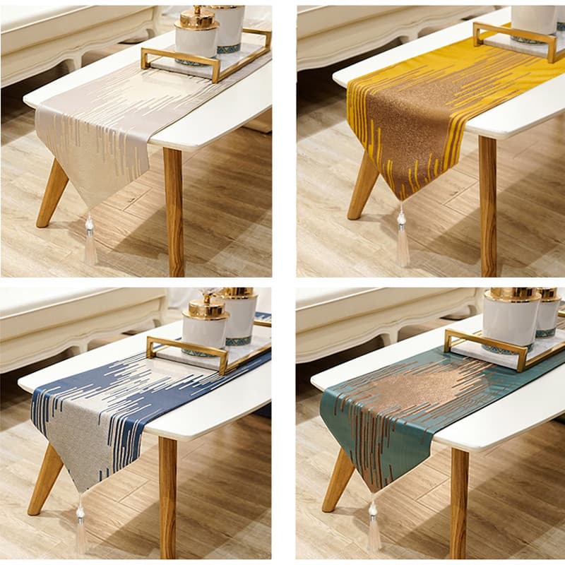 Nordic corredor de mesa luz luxo americano mesa de jantar europeu high-end luxo mesa de centro tecido high-end mesa borl