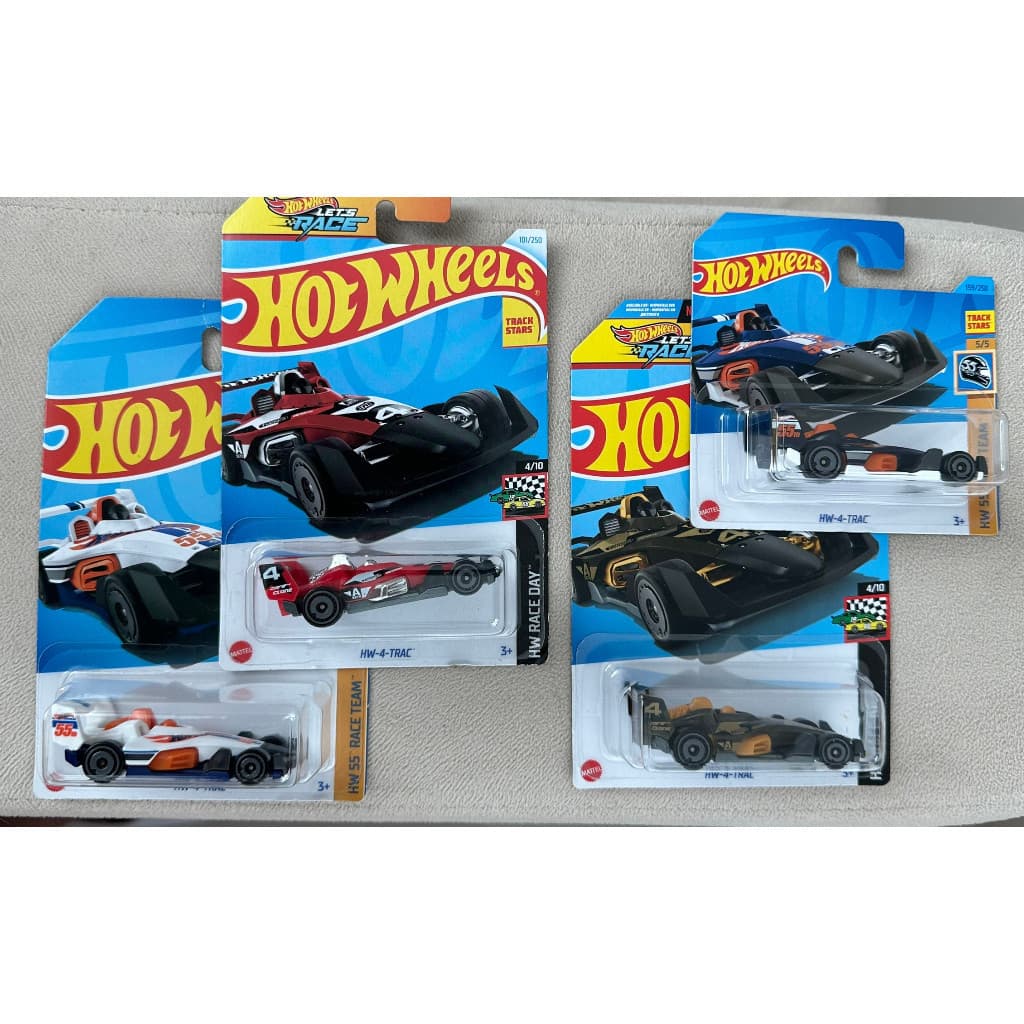Hot Wheels HW-4-TRAC (Coleção Let's Race Netflix)