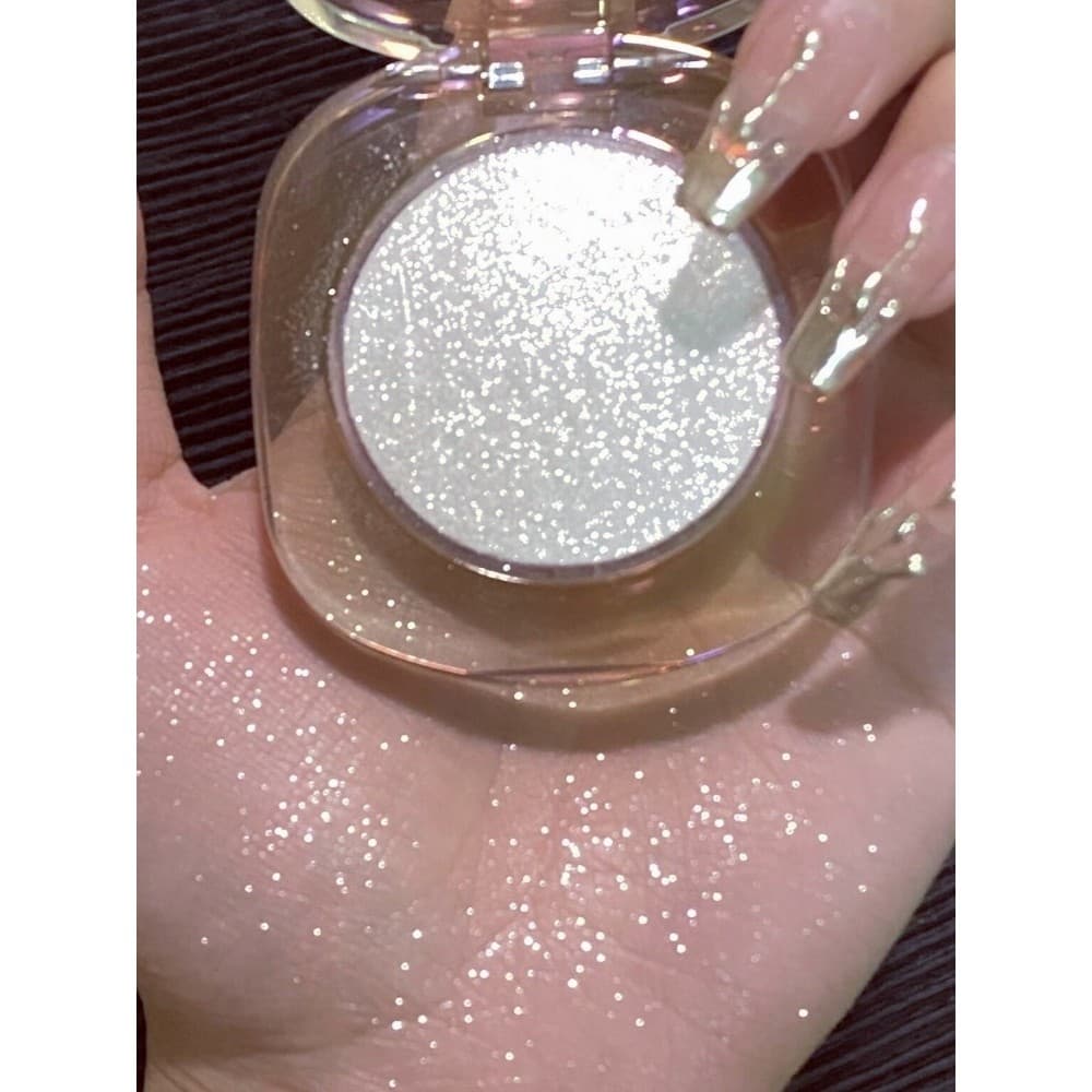 Purê de batatas fada diamante alto brilho Gel creme pérola fina Glitter rosto iluminando placa de contorno Natural três-