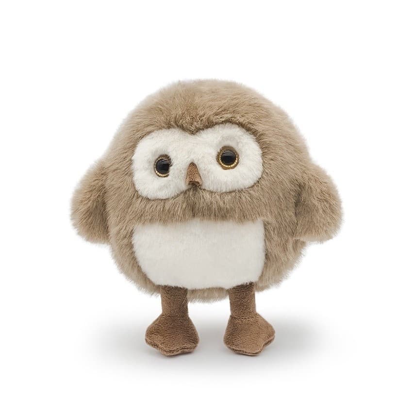 Super macio toque simulação coruja boneca do bebê brinquedo de pelúcia calmante companheiro Ragdoll boneca mágica presen