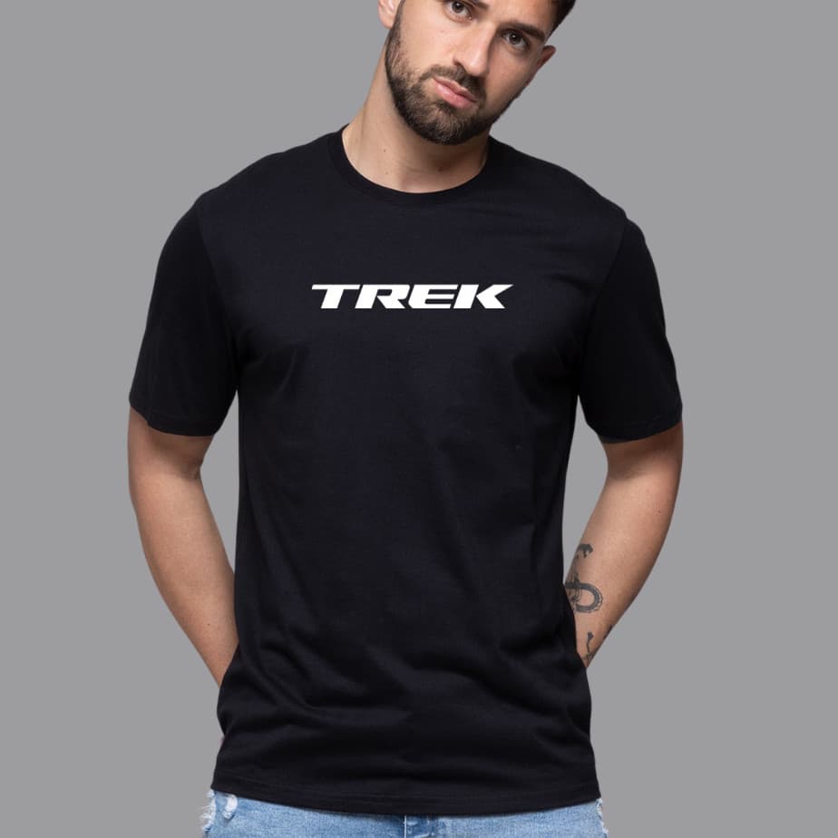 Camiseta TREK Bike Casual Pedal Bicicleta 100% Algodão Fio 30.1 Ciclismo