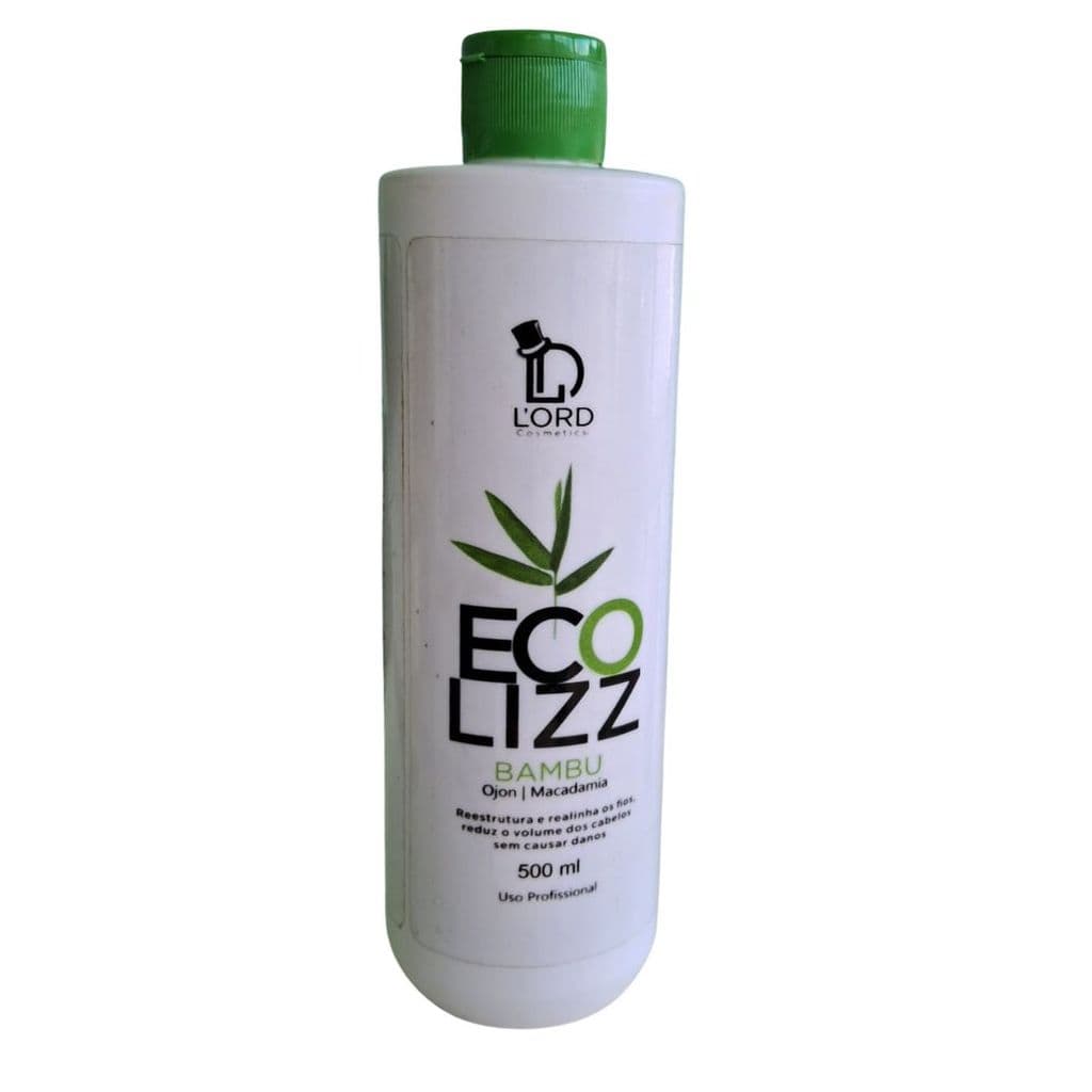 Escova Progressiva Organica Ecolizz Bambu Sem Formol Original 500ML Lord Cosmeticos