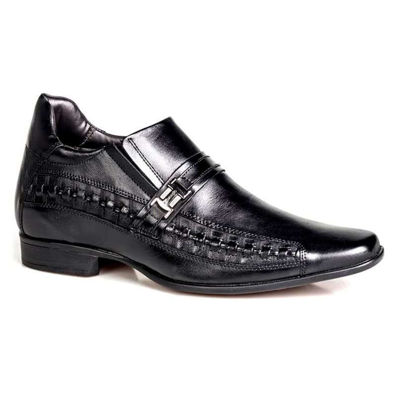 Sapato Social Masculino Rafarillo Em Couro Legítimo Você Mais Alto Vegas Alth Original Conforto 3272