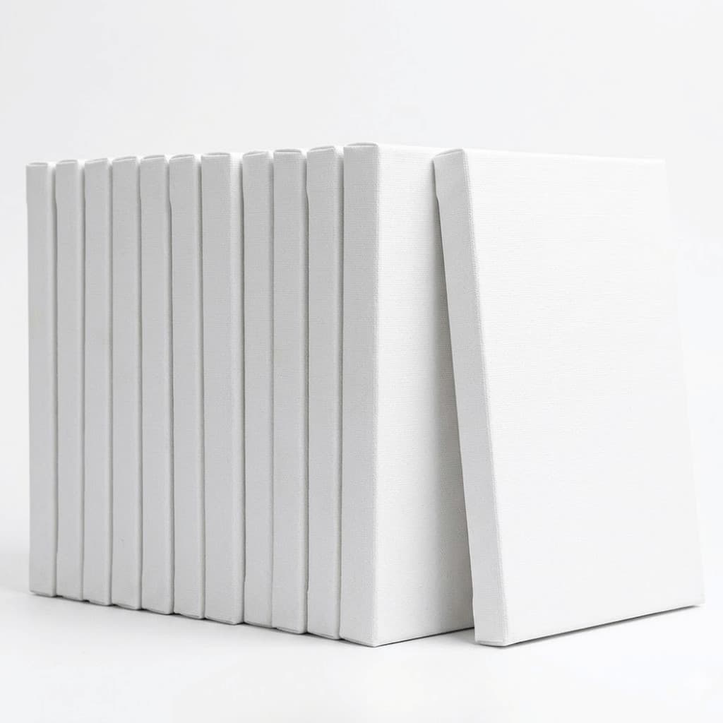 Lote 15 Telinhas Para Pintura 10x15 Kit Atacado Painel Branco Artesao Trabalhos Manuais