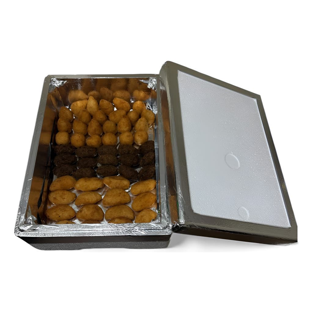 Caixa De Isopor Laminada De 8l Para Churrasco Salgados Doces