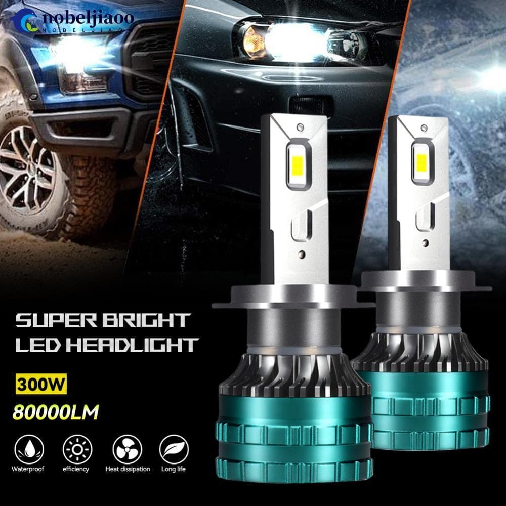 NOBELJIAOO 1Pc H1 H4 H7 H11 9005 9006 LED Farol De Carro Lâmpada Lâmpadas De Feixe Alto E Baixo De Automóveis 40000LM Lu