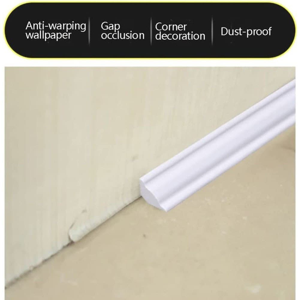 [LLMA] 3D Pvc Autoadesivo Rodapé Linha De Cintura Fundo Borda Tira Decoração De Canto 5M