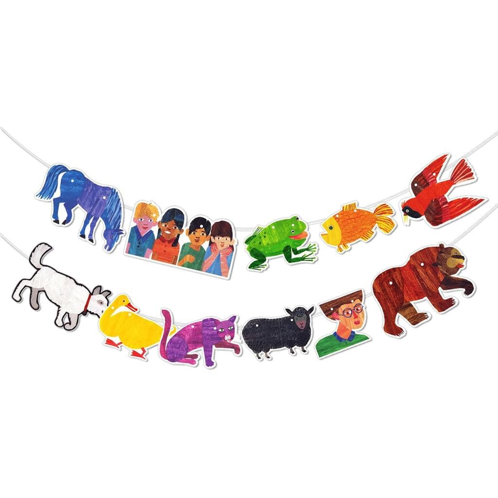 Urso Pardo Urso Pardo O Que Você Vê? Faixas Decorativas de Contos de Fadas para Sala de Aula, Decoração de Parede, Faixa