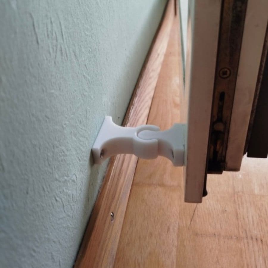 Trava Porta Fixador Prendedor- Acompanha Dupla Face