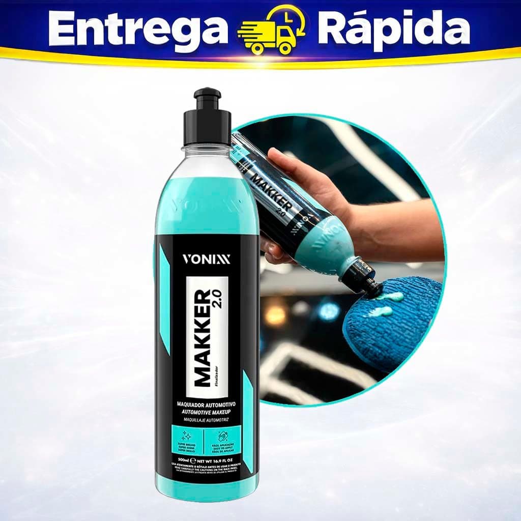 Makker 2.0 Vonixx Maquiador Automotivo Renova Pintura Defeitos 500ml
