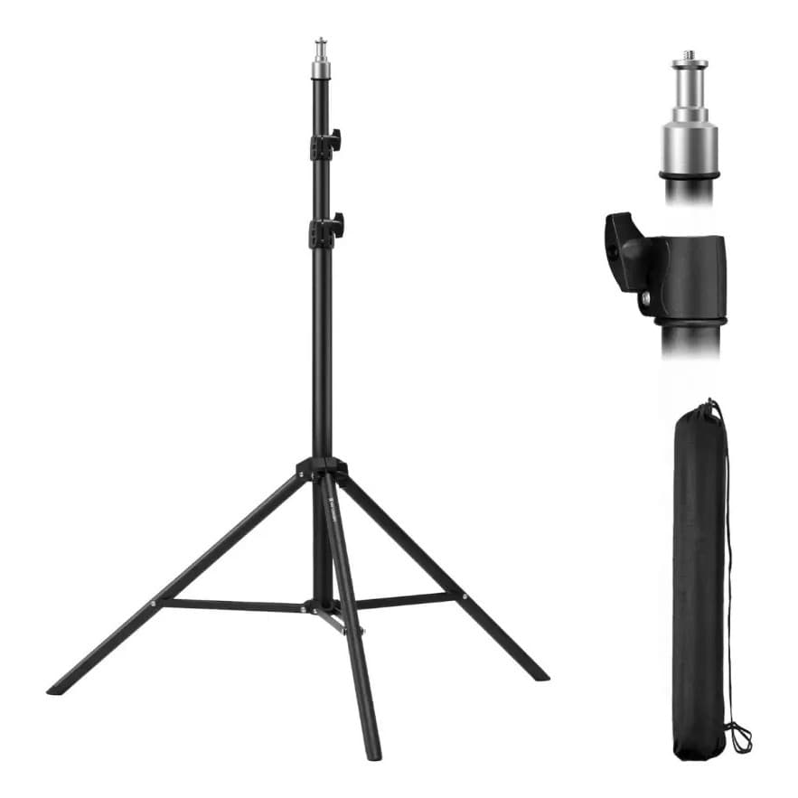 Suporte De Luz K&f Concept Para Fotografia Studio Pro 2,3 M