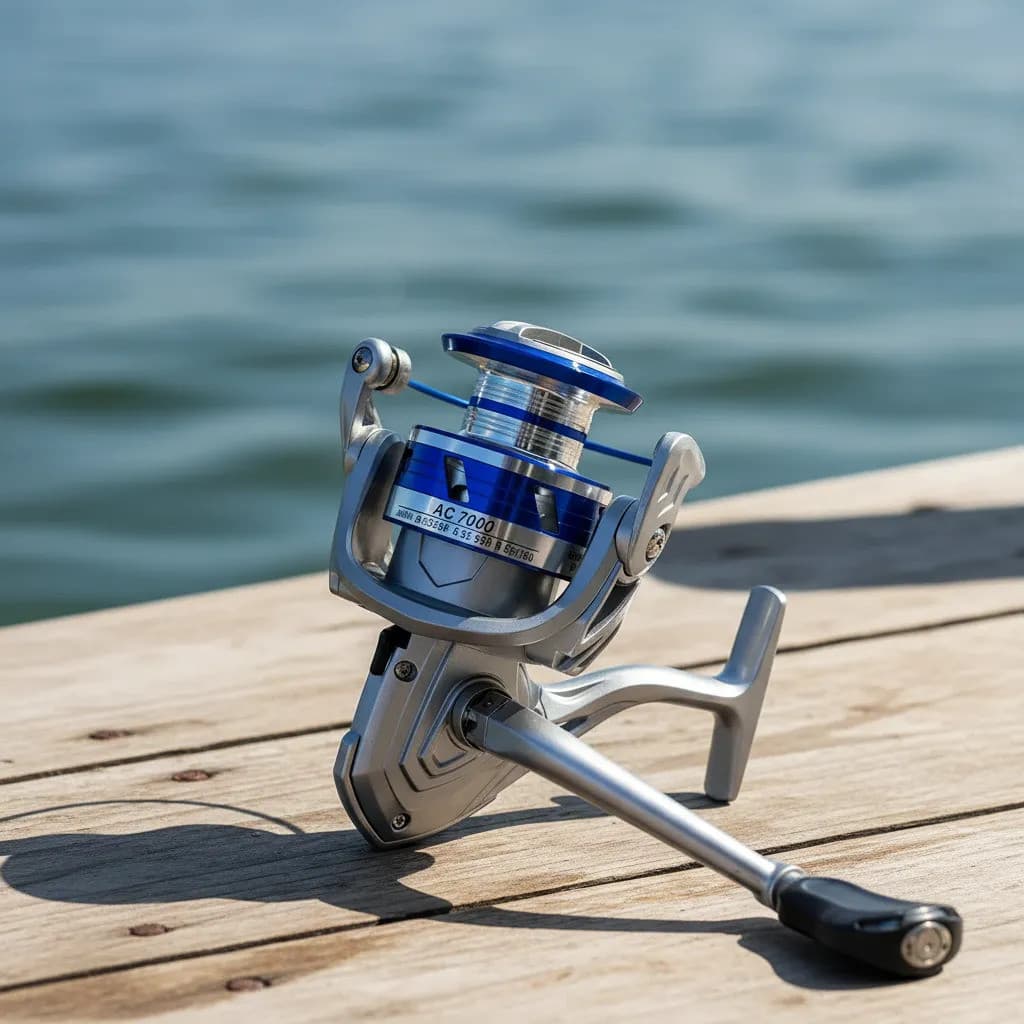 Molinete Carretel De Pesca - 7000 5.2:1 Direto/esquerdo - Peixes Médios e Grandes Alta performance