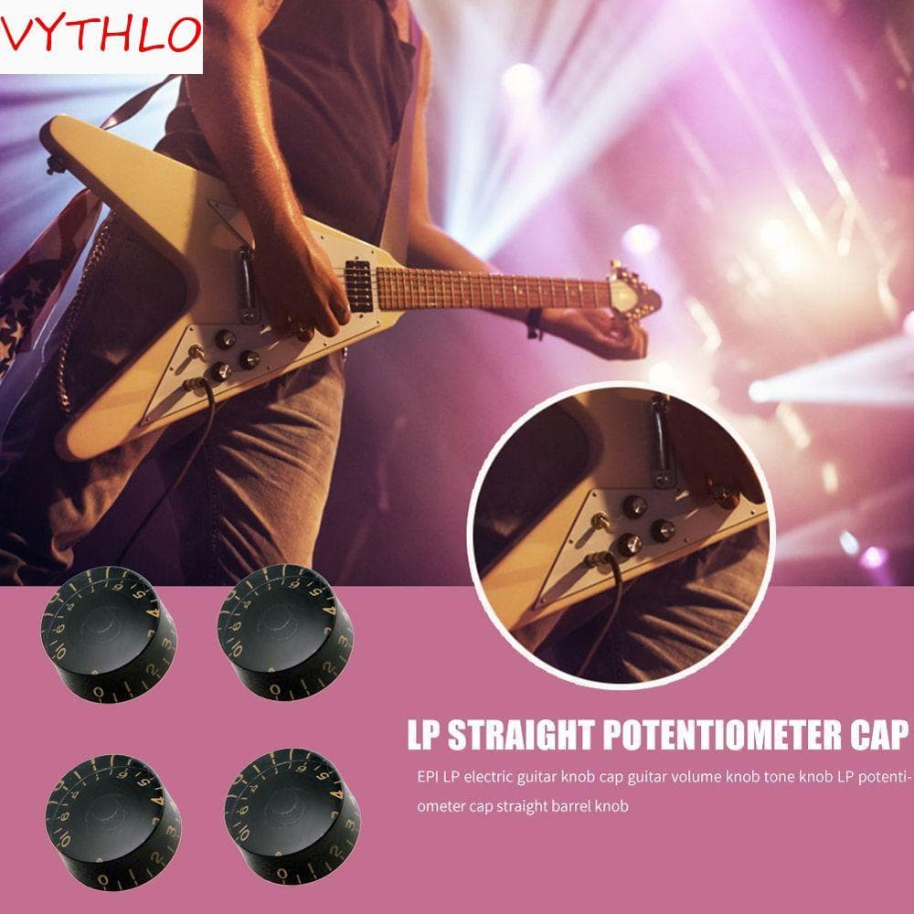 VYTHLO Tampa Do Potenciômetro De Guitarra Peças Botão De Volume De Substituição Controle De Tom