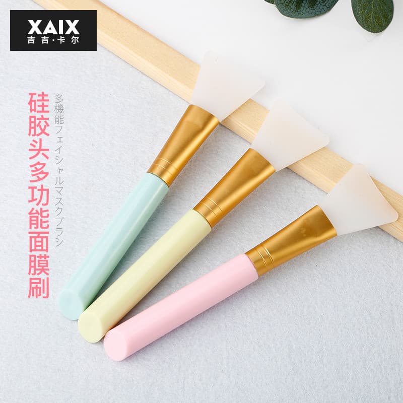 XAIX Escova de máscara de silicone Escova de silicone Ponta macia Fit DIY Máscara Ferramenta Lama Touch Escova de beleza