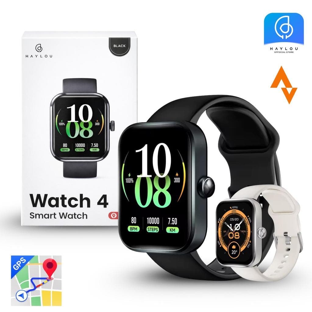 SMARTWATCH WATCH 4 GPS HAYLOU COM CONEXÃO COM STARVA