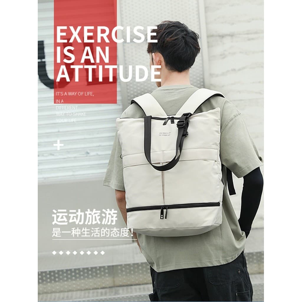 Mochila masculina esportes montanhismo mochila de viagem na moda leve ao ar livre mochila de Fitness grande capacidade m