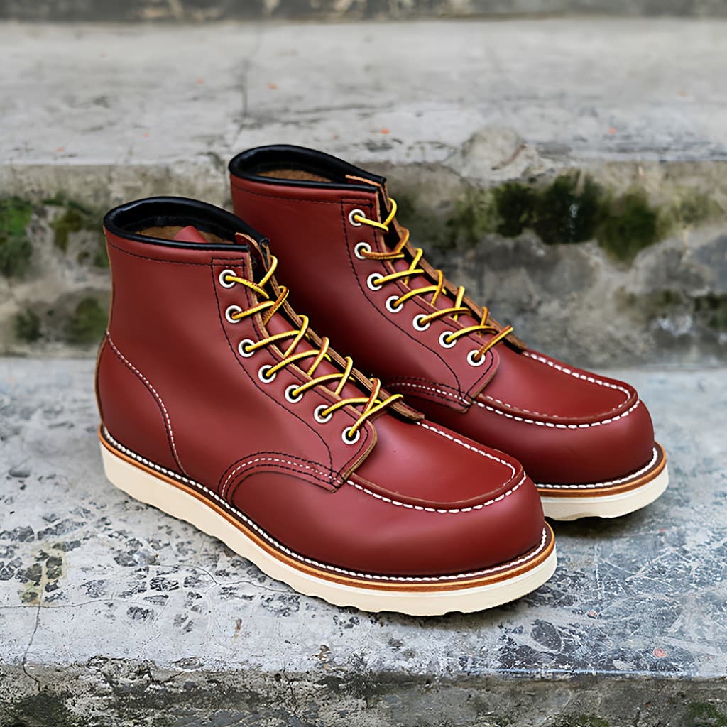 Ami Khaji Goodyear 875 Botas gerais Retro Martin Botas Casal Botas de motocicleta Homens Botas de couro feitas à mão na
