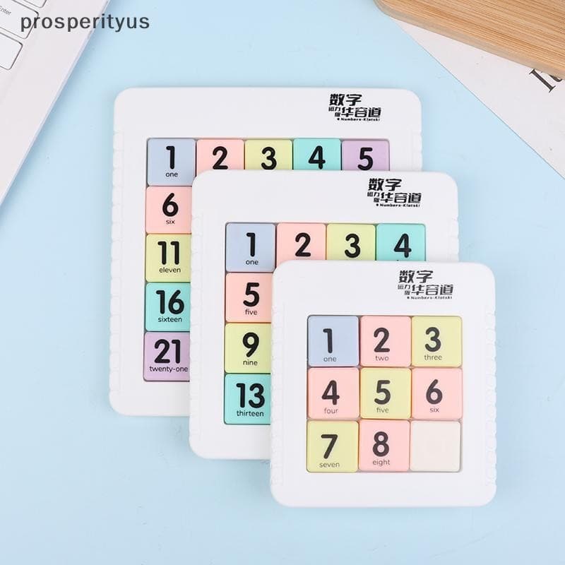 [prosperityus] 3 * 3/4 * 4/5 * Quebra-Cabeça De Bloco Deslizante Magnético Nove Grades Sudoku Slide Puzzle Brinquedos Ed