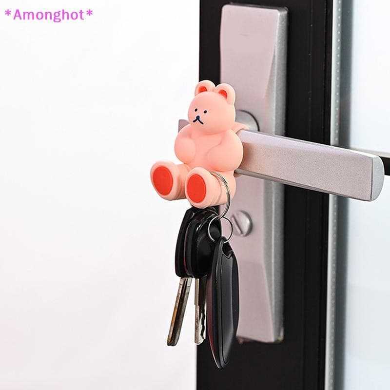 Entrehot > 1 Peça Maçaneta De Porta De Urso Fofo Almofada Anticolisão Capa Protetora Doméstica Fofa De Silicone Silencio