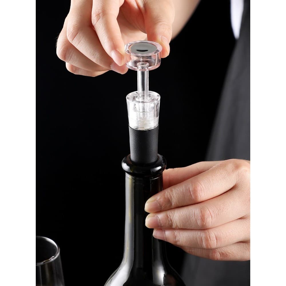 Rolha de garrafa de vinho tinto Universal criativo vácuo Silicone fresco-mantendo tampa de vedação espiral derramando De
