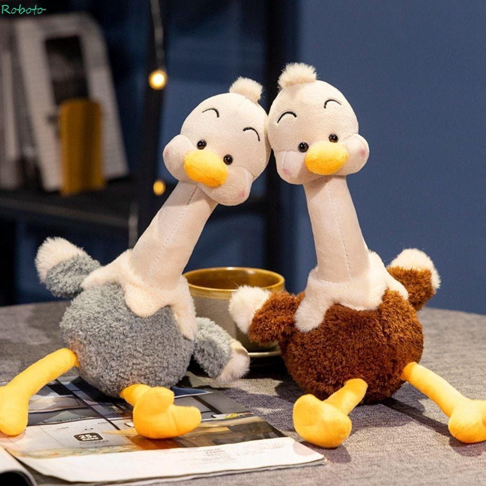 Boneca De Pelúcia De Avestruz Animal DARNELL , Brinquedo De Pernas Compridas Macio De Desenho Animado , Fofa