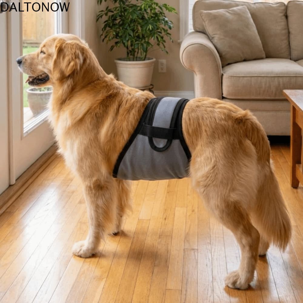 Fralda Masculina Para Cães DALTONOW , Calças Protetoras De Treinamento Anti-Assédio Sanitárias Respiráveis