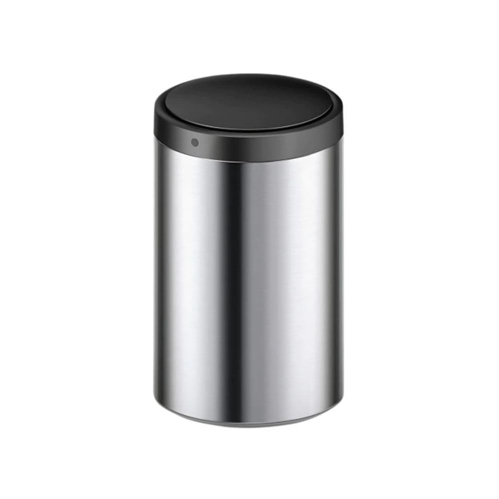 Lixeira Automática com Sensor Açox Inox Prata 40 Litros Redonda e Cesto Removível