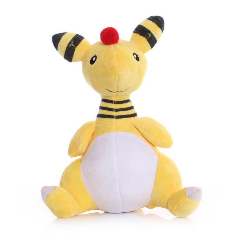 Brinquedos De Pelúcia 23cm Anime Pokemon Ampharos Boneco Fofo Animais Macios