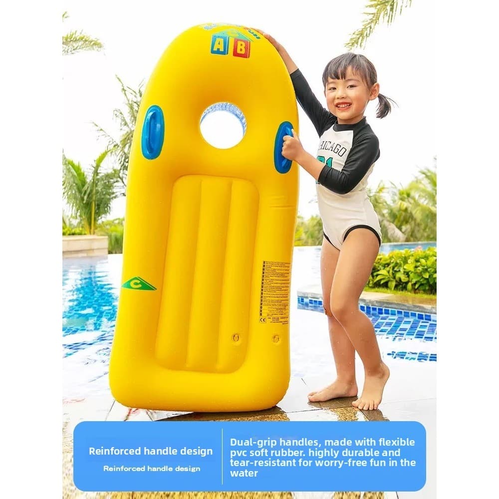 Crianças inflável flutuante esteira prancha de surf piscina jogar água ferramenta útil barco inflável água jogando brinq