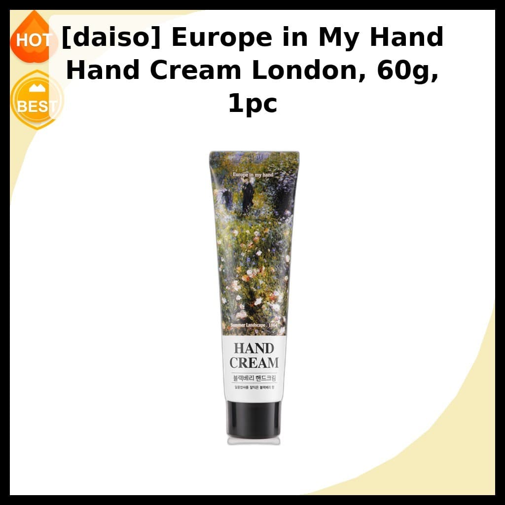 [daiso] Creme Para As Mãos Europa Em Minhas Londres , 60g , 1 Unidade/Coreano/Aroma Floral De Da KPIKSHOP