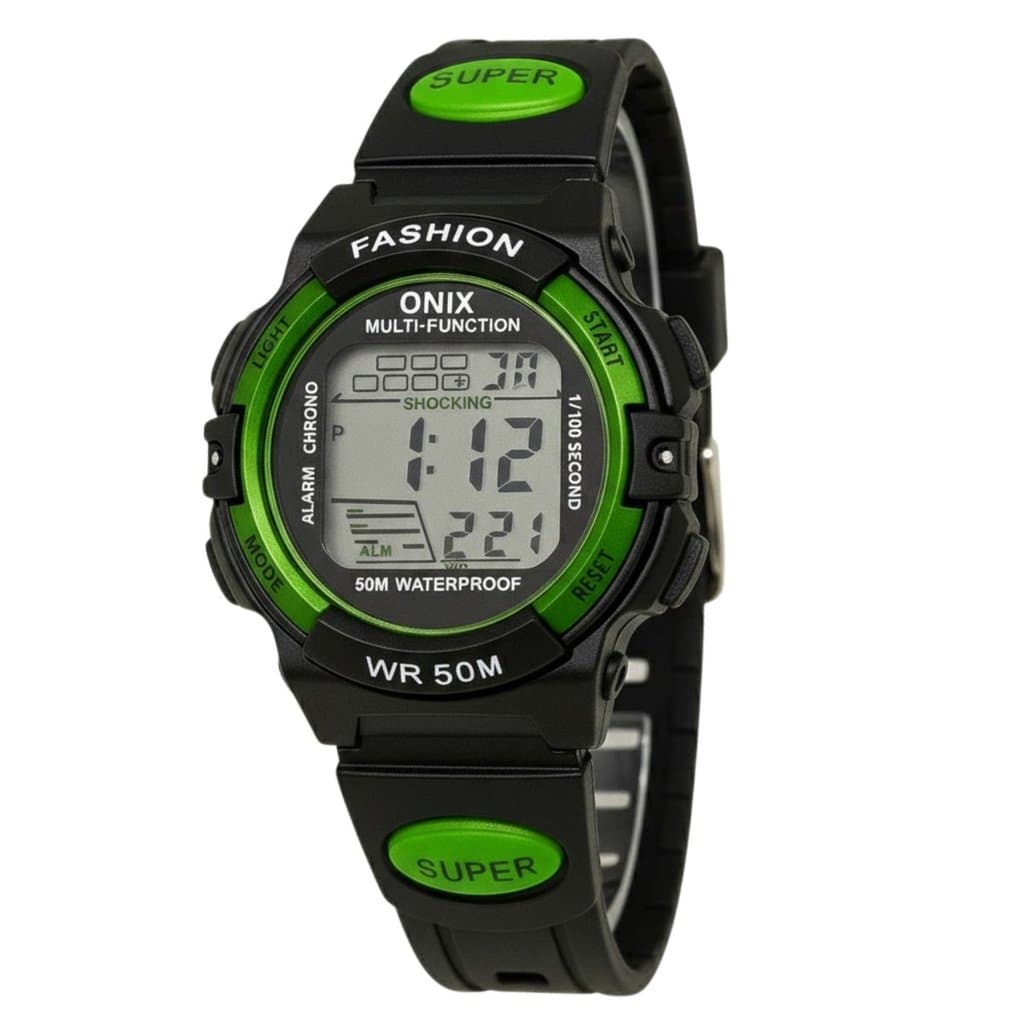 Relógio Menino Onix Digital IT-619 (0162) Preto e Verde