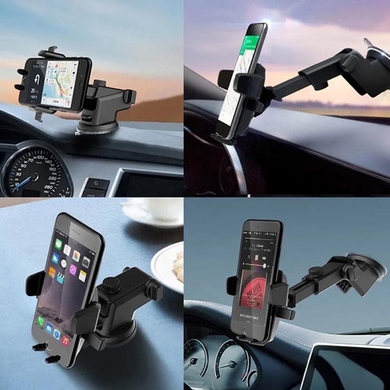 Suporte Veicular 2 em 1 Para Celular GPS Magnético Para Mesa / Carro