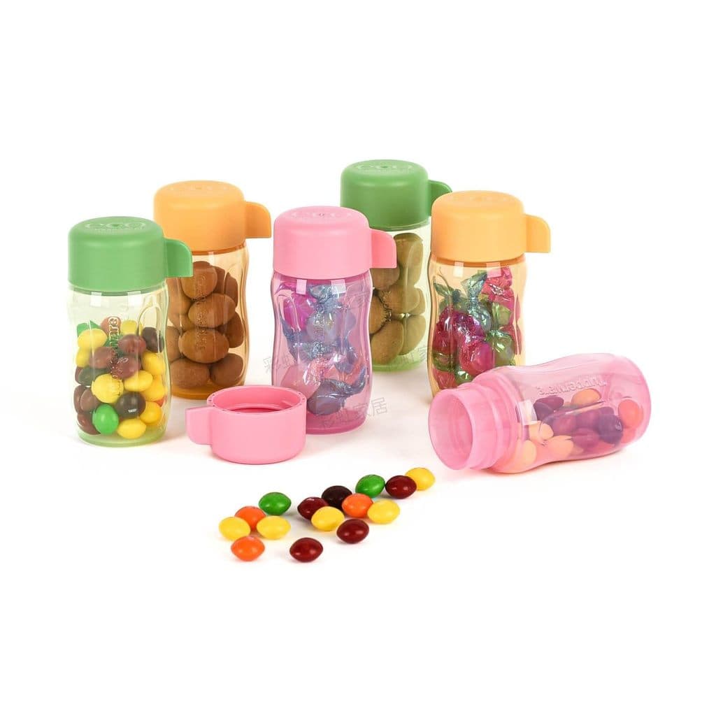Tupperware 90ml Mini garrafa Ico pequena garrafa bonito estudante portátil ao ar livre medicina leite em pó bebida Sub-e