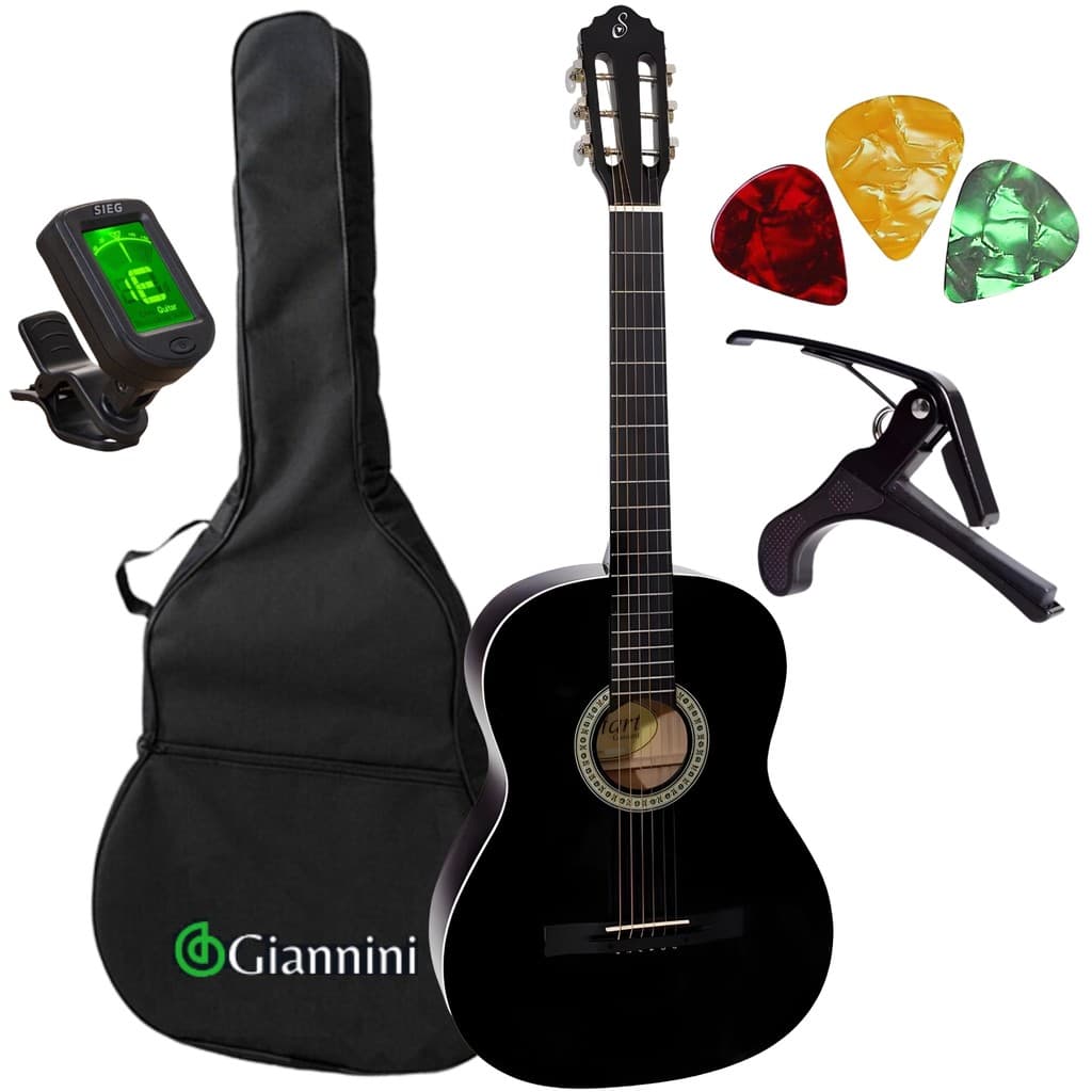 Violão Giannini Start S14 AÇO + Capa + 3 Palhetas+ Capotraste+ Afinador